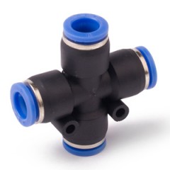Фитинги соединительные для пневмотрубки крестовые